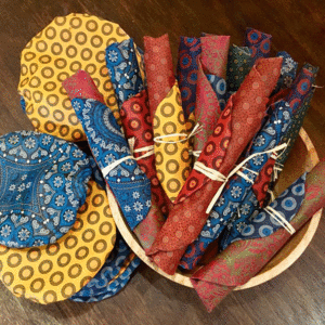 Fabric bowl covers (set of three, SUPA)
